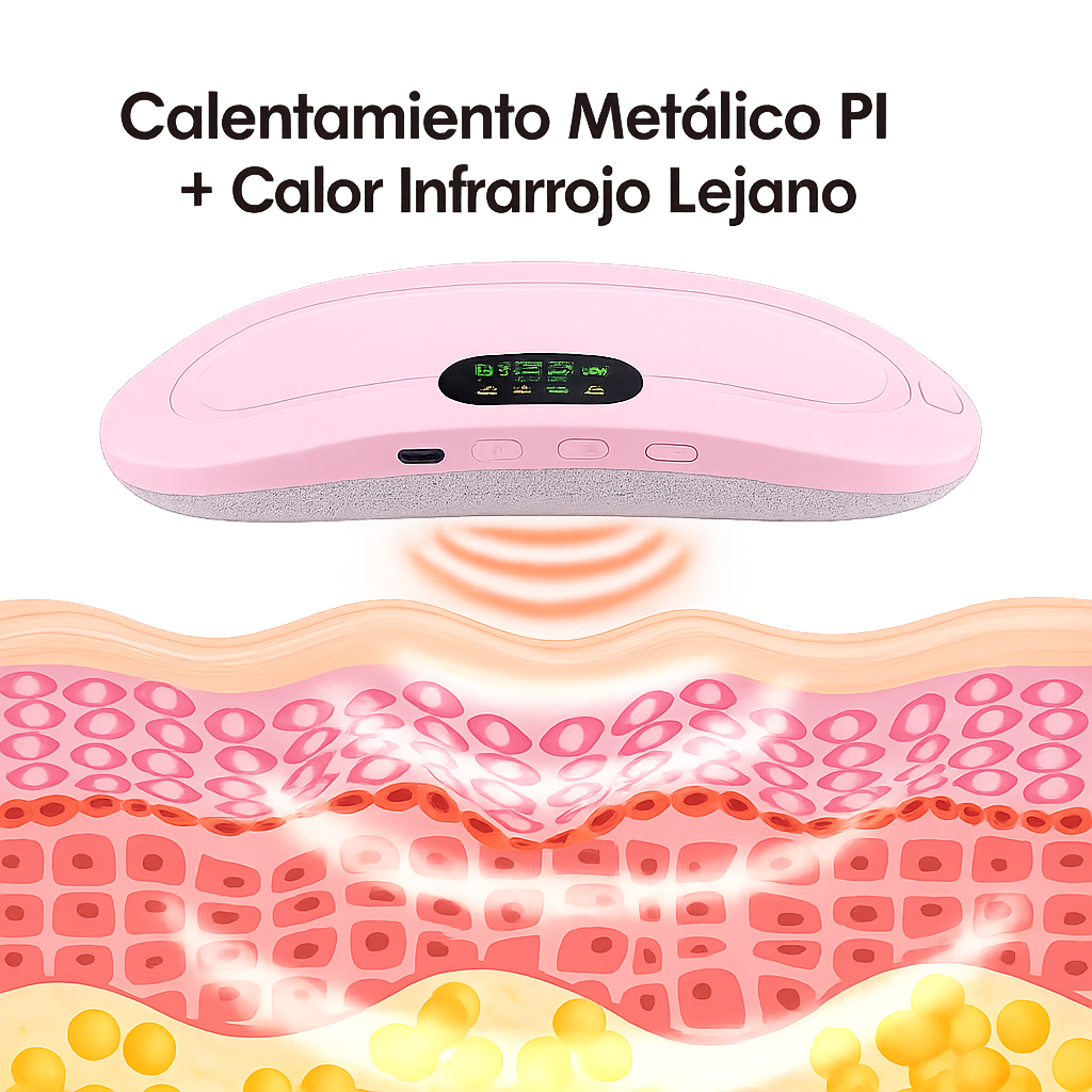 Cinturón Masajeador Eléctrico con Calor para Cintura y Abdomen